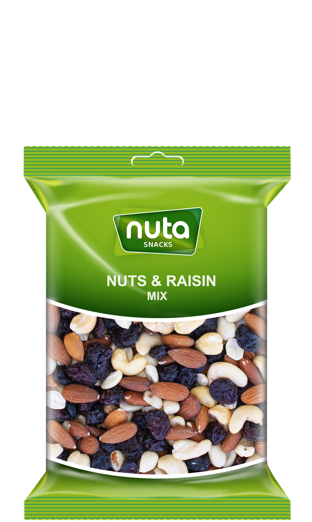 NUTA - NUTS & RAISIN MIX 24 X 0,24 KG