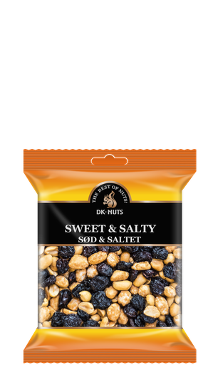 DK-NUTS - SWEET & SALTY (SØD & SALTET) 15 X 0,1 KG
