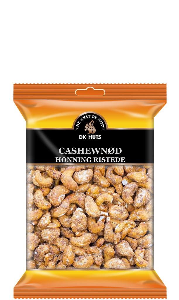 DK-NUTS - CASHEWNØD (HONNING RISTEDE) 12 X 0,25 KG