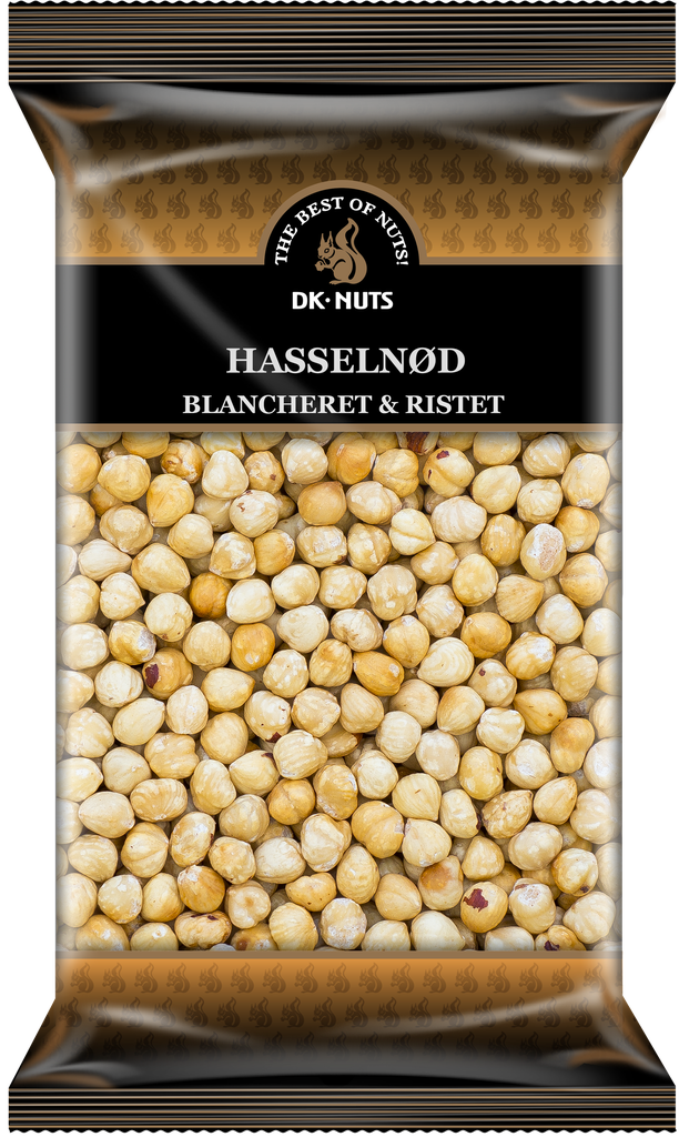 DK-NUTS - HASSELNØD (BLANCHERET & RISTET) 9 X 1 KG