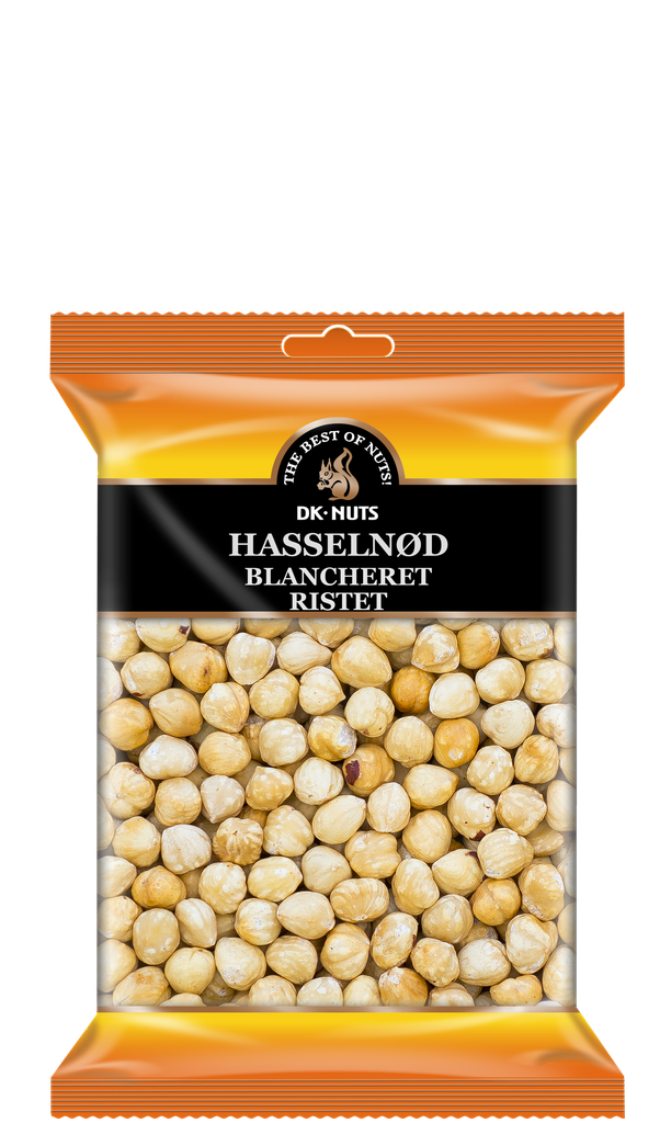 DK-NUTS - HASSELNØD (BLANCHERET & RISTET) 12 X 0,25 KG