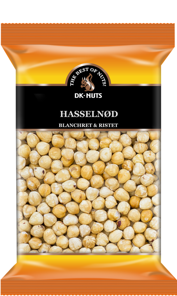 DK-NUTS - HASSELNØD (BLANCHERET & RISTET) 12 X 0,7 KG