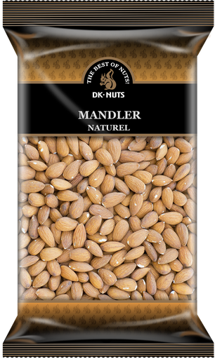 DK-NUTS - MANDLER NATUREL 12 X 1 KG