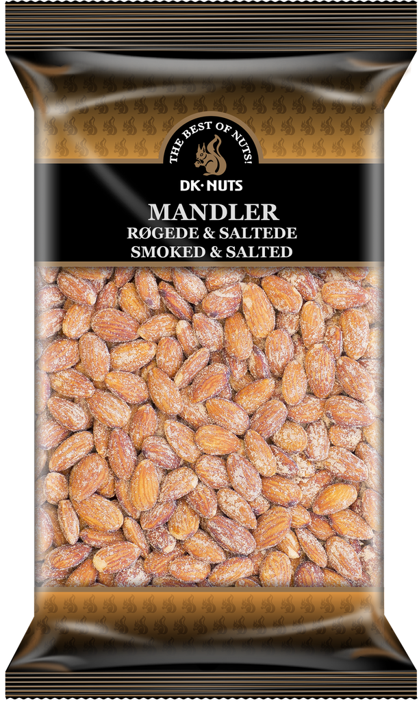 DK-NUTS - MANDLER LUKSUS (RØGEDE & SALTEDE) 12 X 1 KG