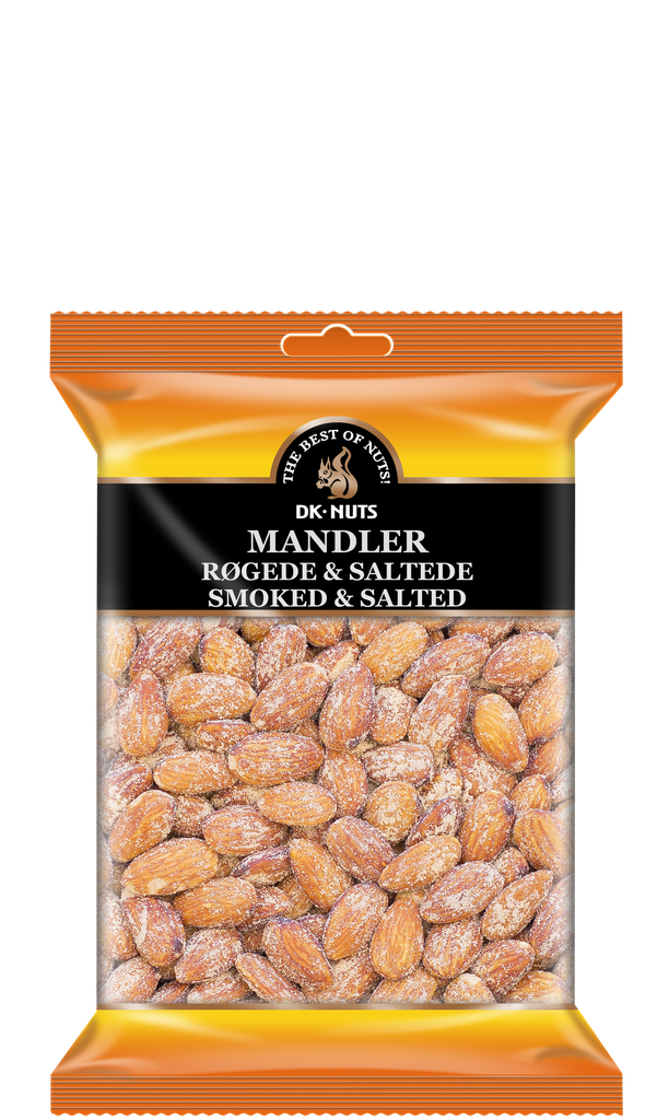 DK-NUTS - MANDLER LUKSUS (RØGEDE & SALTEDE) 12 X 0,25 KG