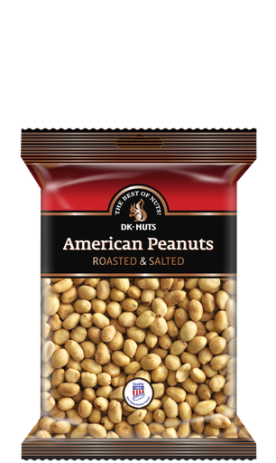 DK-NUTS - AMERICAN PEANUTS (ROASTED & SALTED)  12 X 0,2 KG
