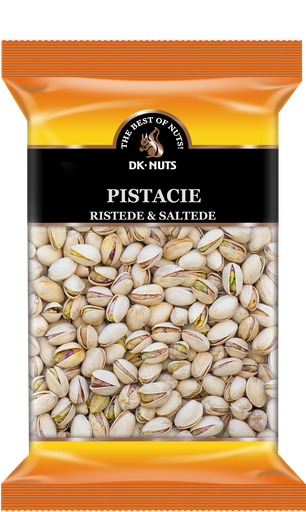 DK-NUTS - PISTACIE (RISTEDE & SALTEDE) 12 X 0,65 KG