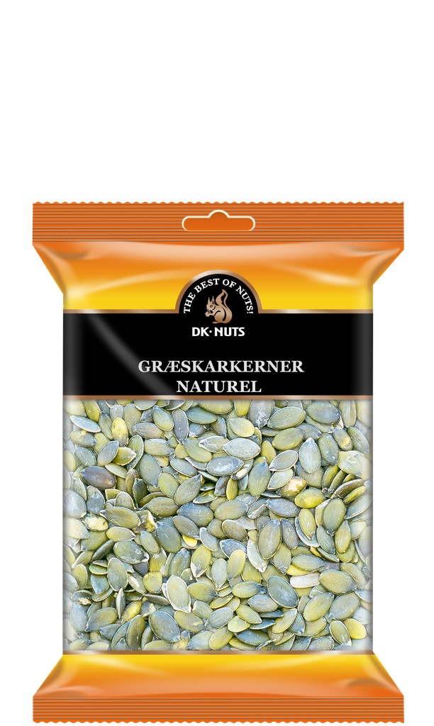 DK-NUTS - GRÆSKARKERNER (NATUREL) 12 X 0,25 KG