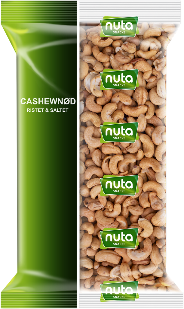 NUTA - CASHEWNØD (RISTEDE & SALTEDE) 9 X 1 KG