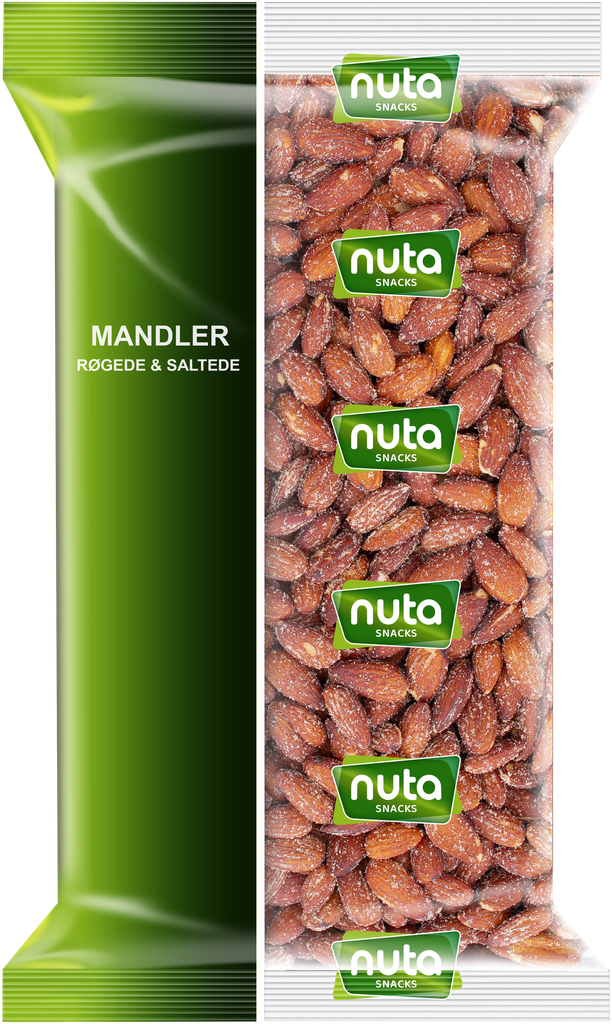 NUTA - MANDLER (RØGEDE & SALTEDE)  12 X 1 KG