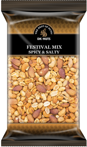 [105C] DK-NUTS - FESTIVAL MIX (SPICY & SALTY) 12 X 0,8 KG