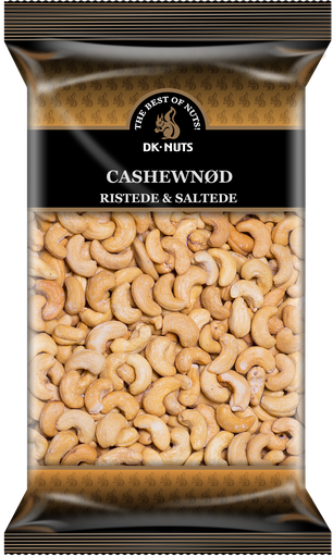 [112C] DK-NUTS - CASHEWNØD LUKSUS (RISTEDE & SALTEDE) 9 X 1 KG