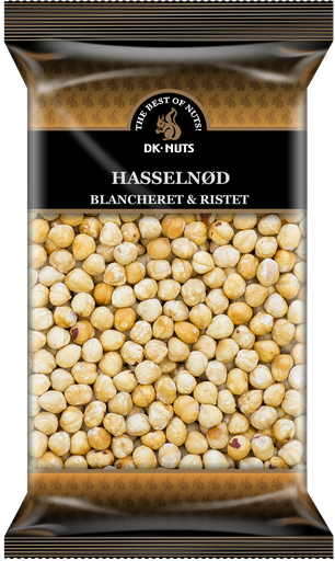 [122C] DK-NUTS - HASSELNØD (BLANCHERET & RISTET) 9 X 1 KG