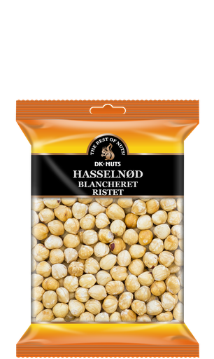 [122D] DK-NUTS - HASSELNØD (BLANCHERET & RISTET) 12 X 0,25 KG