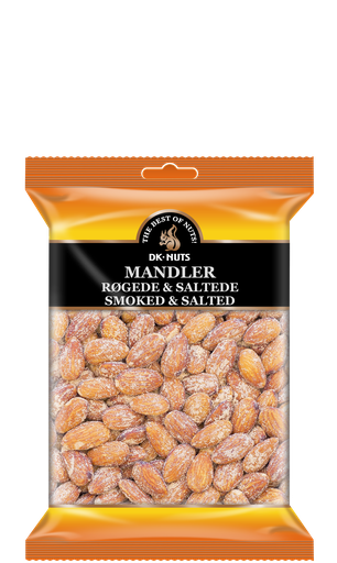 [144D] DK-NUTS - MANDLER LUKSUS (RØGEDE & SALTEDE) 12 X 0,25 KG