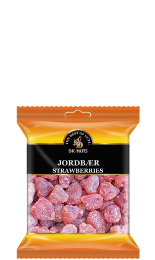 [551D] DK-NUTS - JORDBÆR (STRAWBERRIES) 12 X 0,15 KG