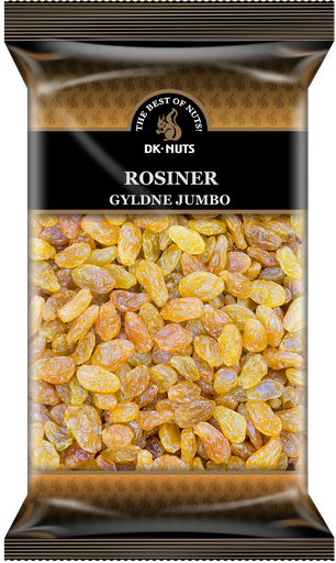 [612C] DK-NUTS - ROSINER (GYLDNE JUMBO) 12 X 1 KG