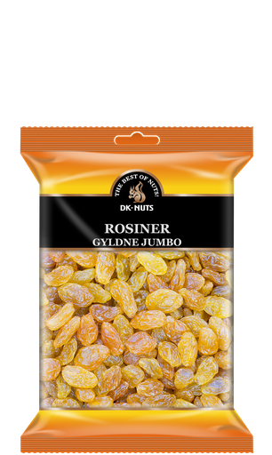 [612D] DK-NUTS - ROSINER (GYLDNE JUMBO) 10 X 0,35 KG