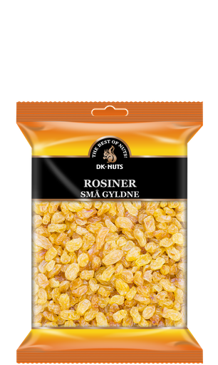[613D] DK-NUTS - ROSINER (SMÅ GYLDNE) 10 X 0,35 KG